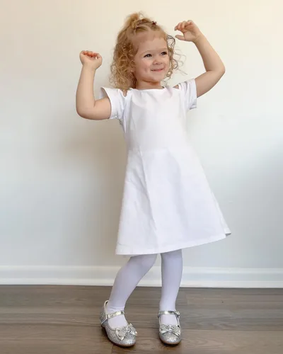 Miniatura 2 de Stelle - Zapatos de vestir para niñas pequeñas, zapatos de princesa con purpurina y flores, tacón bajo estilo Mary Jane, ideales para fiestas y bodas