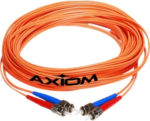Axiom Memoria SCSTMD5O-20M-AX Axiom SC/ST Multimodo Dúplex OM2 50/125 50/125 Cable de fibra óptica de 65.6 ft – Fibra óptica para dispositivos de