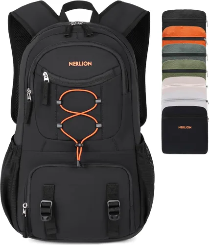 Miniatura 11 de Nerlion - Mochila ligera plegable de 35L para senderismo, mochila de viaje para hombres y mujeres, impermeable, para acampar al aire libre, mochila