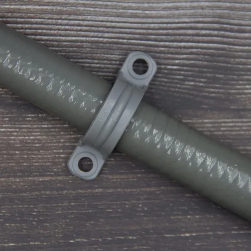 Miniatura 6 de ISPINNER 12 correas de tubo de PVC de 3/4 pulgadas, correa de conducto de plástico de 2 agujeros para tuberías de PVC, conductos y cables