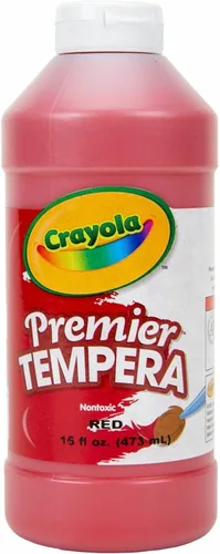 Miniatura 23 de Crayola Premier - Pintura al temple para niños, color blanco (16 onzas), suministros para el aula para niños, ideal para artes y manualidades,