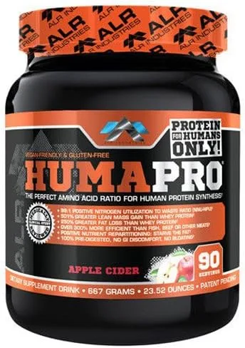 Miniatura 16 de ALR Industries Humapro Matriz de aminoácidos y proteínas para seres humanos 99% de utilización para músculo magro Vegano, sin gluten 334g