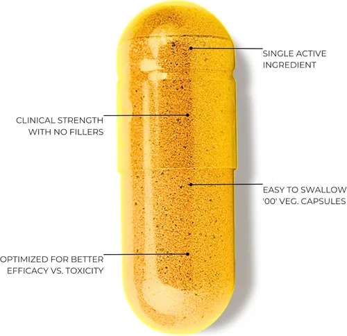 Miniatura 6 de FOLIUS LABS Clean Label Berberina HCl 97% - Suplemento de berberina pura de alta resistencia clínicamente estudiada de 500 mg - Sin gluten - 21