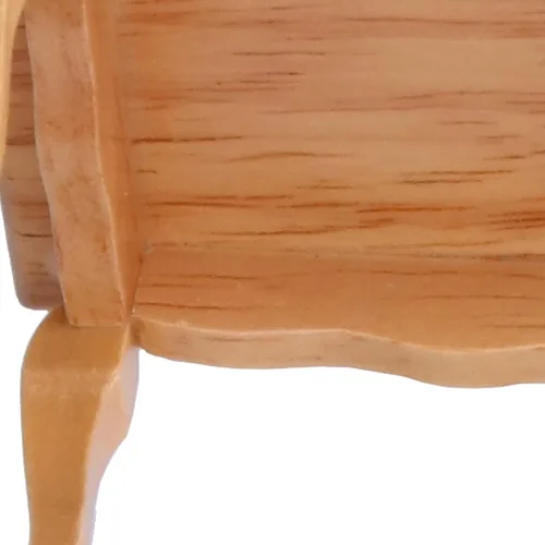 Miniatura 6 de Agatige Mesa de té en miniatura para casa de muñecas, 1:12, mesa de centro de madera para sala de estar, modelo de muebles en miniatura
