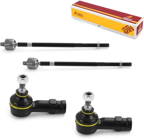 Miniatura 108 de Metrix Premium Chassis Parts - Juego de 4 barras de acoplamiento interior y exterior para Audi A3 15-16, Seat Leon 06-20 (México), 09-17 Volkswagen