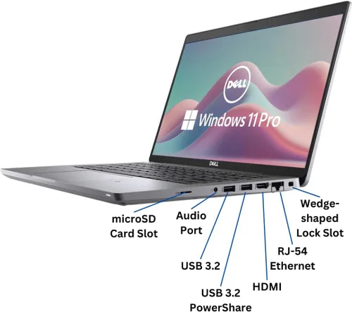 Miniatura 2 de Dell Latitude 5420 - Computadora portátil FHD de 14 pulgadas para negocios y estudiantes, computadora portátil Intel Core i5-1145G7 de 11ª