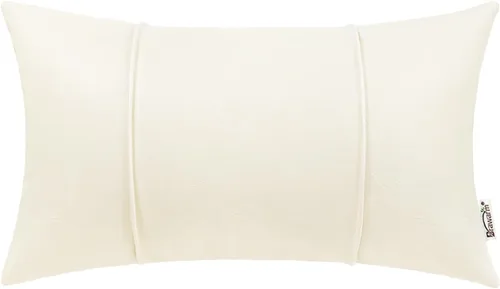 Miniatura 10 de BRAWARM Fundas de Almohada Decorativa de Cuero Café de 22 x 22 Pulgadas - Funda de Almohada de Piel Sintética con Ribetes, Almohada Decorativa