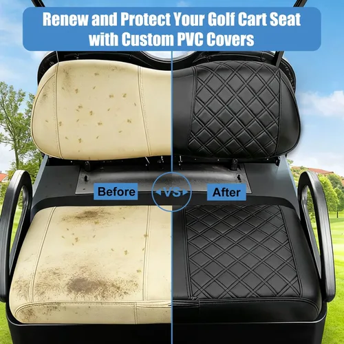 Miniatura 6 de MOSNAI Fundas de Asiento de Club Car Precedent, Fundas de Asiento de Carrito de Golf para Asiento Ordinario OEM de Club Car Precedent, Funda