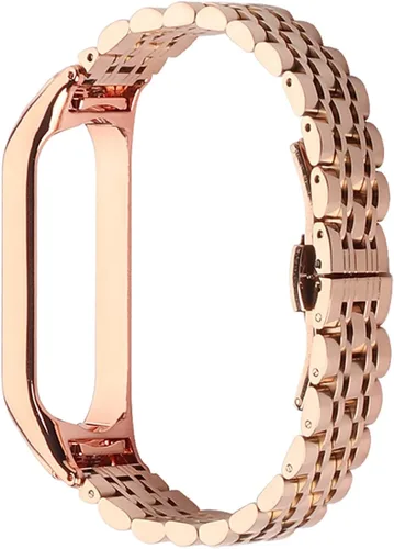 Miniatura 10 de Mi Band 6 bandas de repuesto, correa de metal para reloj, correa de acero inoxidable, pulsera de negocios, pulsera de repuesto para mujeres y A04