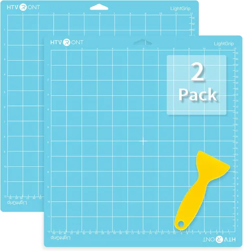 Miniatura 9 de HTVRONT Variedad de alfombrillas de corte, 2 alfombrillas de corte de 12 x 12 pulgadas compatibles con Cricut Maker 3/4/Maker/Explore 3/4/5/Air