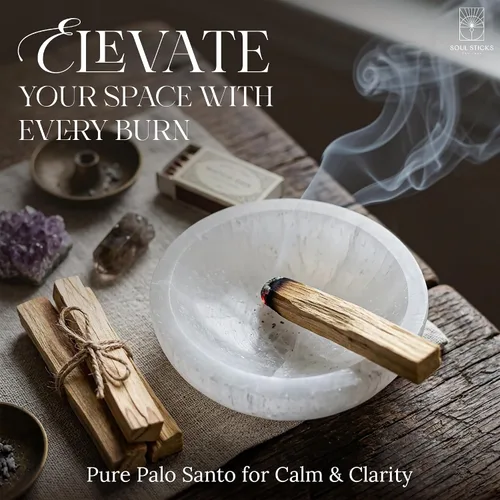 Miniatura 2 de Ancient VEDA Varillas de palo santo peruano 6 piezas con guía de sahumado – Alto contenido de resina, madera santa aromática de olor dulce