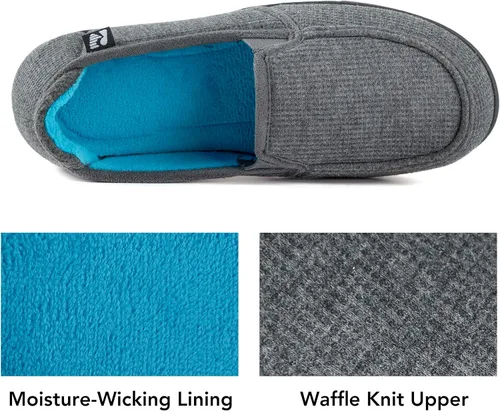 Miniatura 5 de RockDove Pantuflas con capucha de dos tonos para mujer con plantilla extraíble
