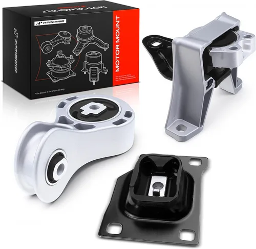 Miniatura 10 de A-Premium 3 piezas de kit de montaje para motor, transmisión y puntal de torque compatible con Ford Focus 2008 2009 2010 2011, transmisión