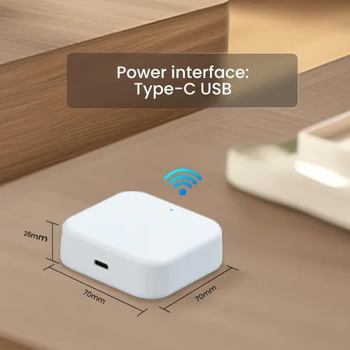 Miniatura 7 de DESLOC G2 Smart Lock WiFi Gateway, puerta de enlace para cerradura de puerta inteligente, puente Wi-Fi, bloqueo inteligente de control remoto
