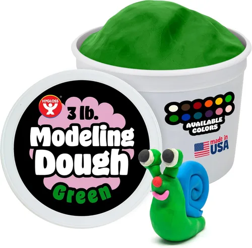 Miniatura 48 de Hygloss Play - Masa de modelado para niños, masa sensorial segura y no tóxica para artes y manualidades, bañera de 3 libras, arcilla de juego
