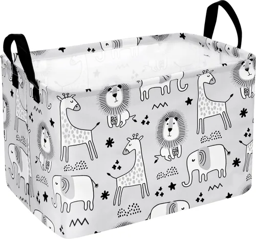 Miniatura 10 de MAIZMZ Cesta de almacenamiento rectangular vacía, organizador de almacenamiento impermeable de béisbol, cestas plegables con asas para mujeres