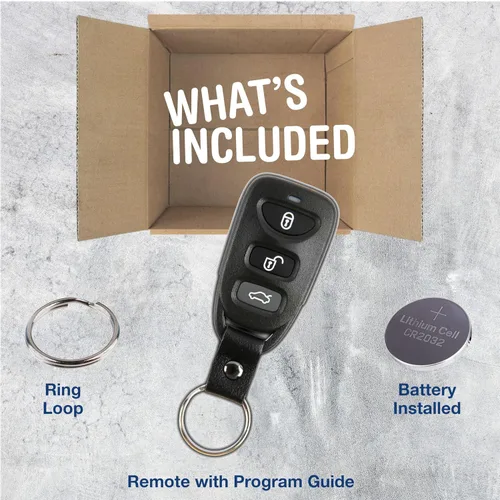 Miniatura 3 de KeylessOption Llavero con correa para auto, control remoto para entrada sin llave, para Kia Forte PINHA-T008
