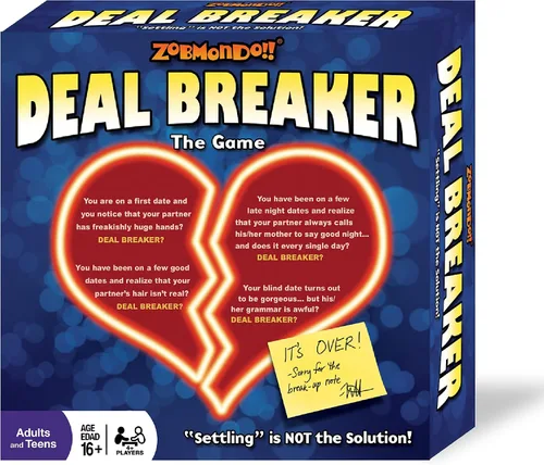Zobmondo!! Juego de cartas de citas para adultos Deal Breaker para adultos, Juegos para adultos para noche de juegos y noche de cita
