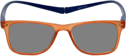 Miniatura 5 de Magz Astoria BiFocal Gafas de sol +3.00 Naranja Azul Hombres/Mujeres Cuello Colgantes Lectura Gafas de Sol Lector Magnético Conexión Trasera