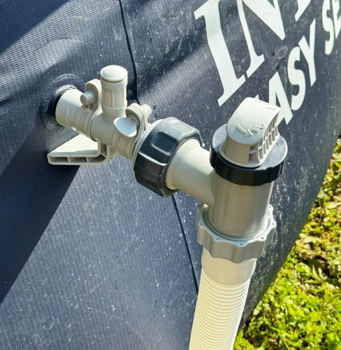 Miniatura 6 de Válvula de chorro de aire y tapa de válvula de piscina compatible con válvula de entrada de piscina sobre el suelo Intex