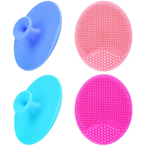 Miniatura 8 de Cepillo de limpieza facial de silicona - Exfoliante y limpiador facial para limpieza profunda, cuidado de los poros de puntos negros y acné Small