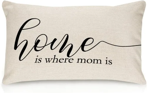 Miniatura 41 de Better When We are Together - Fundas de almohada lumbar de 12 x 20 pulgadas con citas divertidas de algodón y lino para sofá, decoración de sala