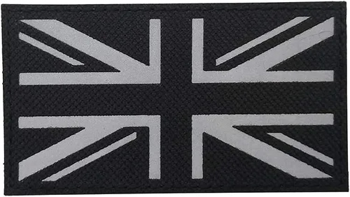 Miniatura 14 de Parche reflectante de bandera del Reino Unido DIY Reino Unido táctico militar moral británica infrarrojos infrarrojos de Gran Bretaña parches UK CP