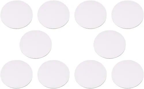 ARTIBETTER Paquete de 10 lienzos redondos para pintar, tableros de lienzo circulares pequeños de 4 pulgadas para pintura al óleo y acrílica, paneles