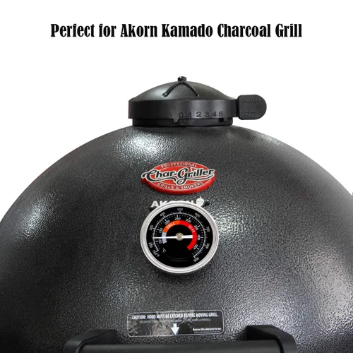 Miniatura 8 de Medidor de temperatura para parrilla de barbacoa, impermeable, cara grande para Kamado Joe, parrilla de carbón, acero inoxidable, 150-900 °F