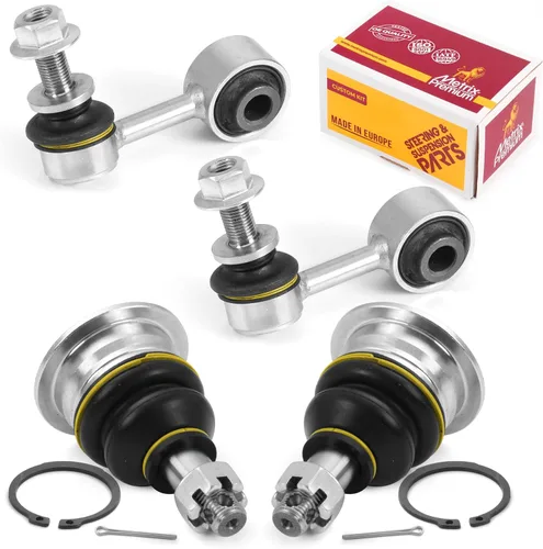 Miniatura 165 de Metrix Premium Chassis Parts - Juego de 4 piezas de articulación de rótula superior y barra estabilizadora delantera para Ford Ranger RWD 1998-2011