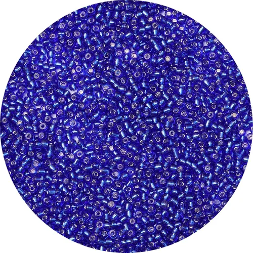 Miniatura 45 de 10000 cuentas de semillas de vidrio azul aguamarina a granel, cuentas de poni de semillas 12/0 de 0.079 in para pulseras, collares, fabricación