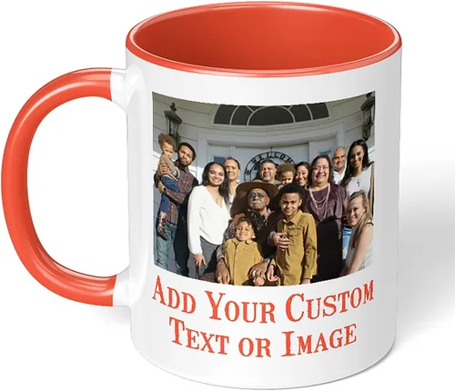 Miniatura 19 de Taza de café personalizada con foto, taza de cerámica personalizada de 11oz, taza de té con foto personalizada, idea única de regalo, Taza Café