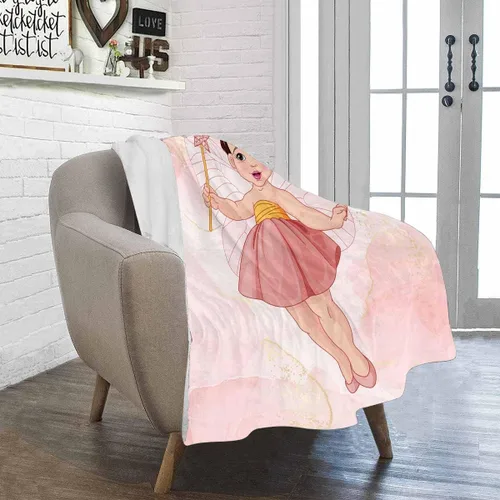 Miniatura 2 de Artsadd Mantas personalizadas para niñas bebés con nombre, manta personalizada para niños, manta personalizada para regalo para bebé niña