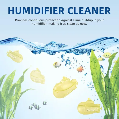 Miniatura 2 de AMI PARTS Humidificador universal limpiador de peces para todos los humidificadores y peceras, purifica el agua, suaviza el agua dura, evita