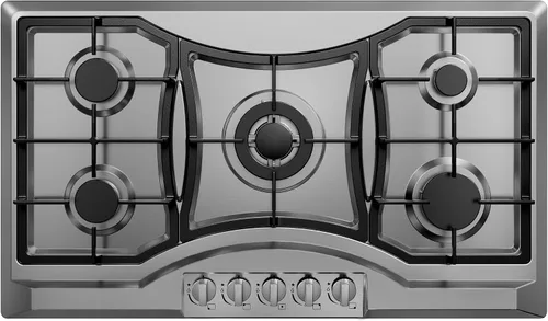 Miniatura 11 de Placa de cocina de gas de 30 pulgadas con 5 quemadores sellados, superficie de cocina empotrable de acero inoxidable, rejillas de hierro fundido
