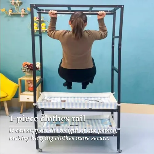 Miniatura 5 de large closets Portable Wardrobe Closet with Thick Cloth Cover Clothes Closet for Bedroom Storage Closet Metal Frame Wardrobe Closet Space-saving