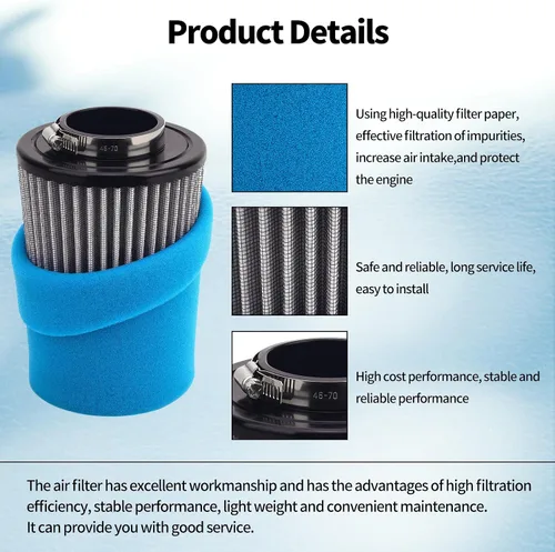 Miniatura 3 de TIANYAN Filtro de aire 0800-112000+kits de filtro de aceite 0800-011300 para CFMoto ZForce 800 EX SSV Trail EPS Sport 2015-2019; UForce 500 800 EX