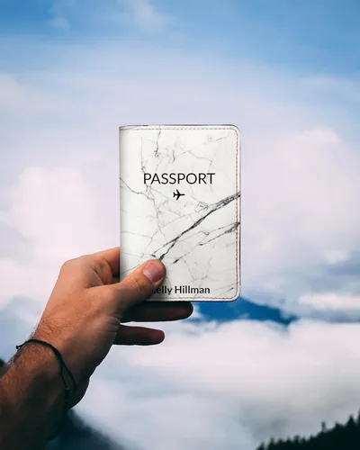 Miniatura 68 de Wanderlust - Soporte para pasaporte de cuero para mujer