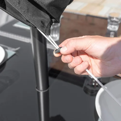 Miniatura 7 de Harrier Parasoles de doble cara de 15 pies – Toldo para patio trasero con cubierta de parasol opcional y pesas base de sombrilla Parasol blanco