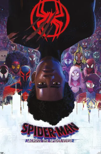 Miniatura 15 de Marvel Spider-Man: Across the Spider-Verse - Póster oficial de pared de una hoja, 34 pulgadas de largo x 22.4 pulgadas de ancho, versión enmarcada
