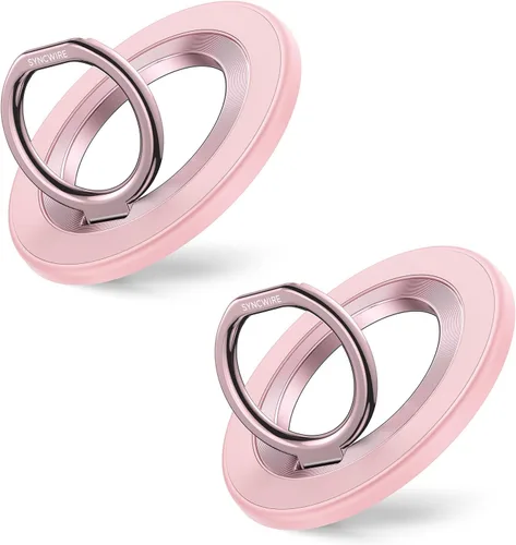 Miniatura 44 de SYNCWIRE Soporte de Anillo Magnético para Teléfono para MagSafe, Soporte de Agarre para Teléfono Celular con Rotación de 360°, Anillo para Dedo