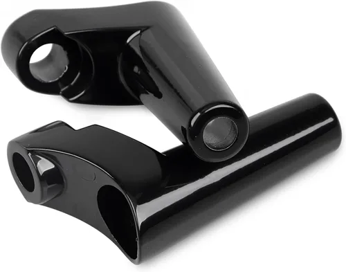 Miniatura 4 de Kit de reubicación de soportes de señal de giro delantero negro para Harley Sportster XL 883 1200 1988 y posteriores, Dyna 1991-2005