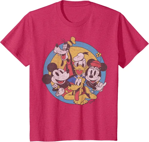 Miniatura 30 de Disney Camiseta retro de Mickey and Friends Group Shot