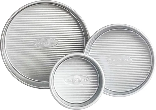 Miniatura 9 de USA Pan - Molde para pastel redondo de acero aluminizado, 9 pulgadas, revestimiento antiadherente y liberación rápida, fabricado en los Estados