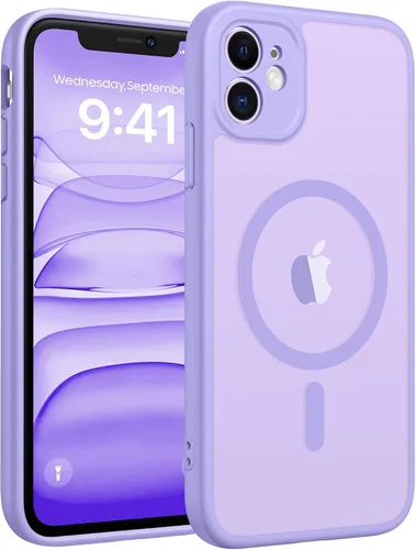 Miniatura 346 de FNTCASE - Funda para iPhone 16 Pro: magnética, mate, translúcida, de grado militar, protectora contra caídas, resistente, fina, duradera y a prueba