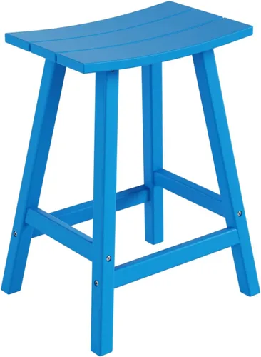 Miniatura 20 de HDPE Laguna Contempo - Taburete de bar de 29", color negro