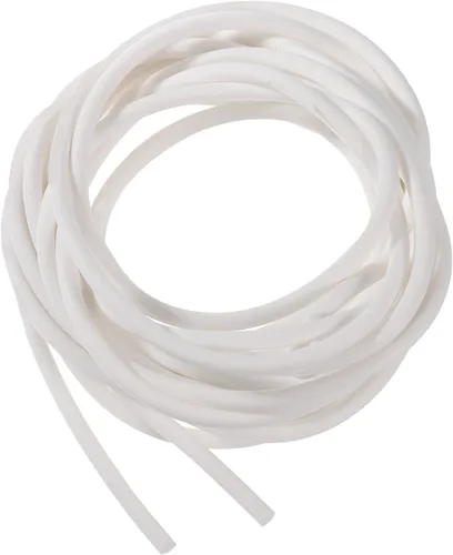 uxcell Tira de sello de espuma de silicona, 5mm (0.2") Diámetro 2.5 metros (8.21 pies) de largo Burlete de goma esponjosa redonda de goma sólida