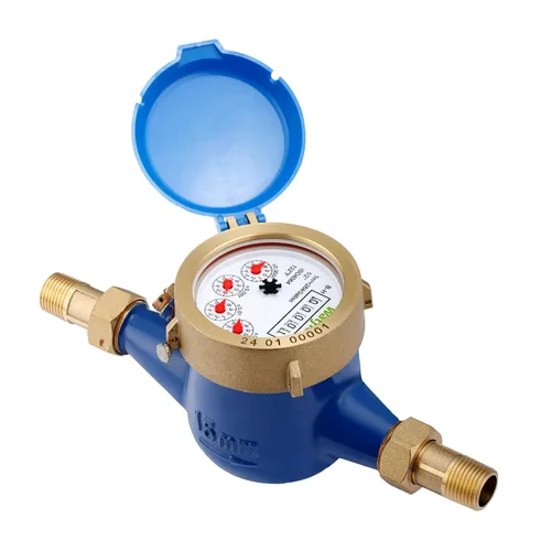 Miniatura 24 de DN15 Medidor de Agua 1/2" NPT, Certificación ISO4064, Medidor de Flujo Cúbico de Agua, Medidor de Agua Fría para Jardín/Hogar