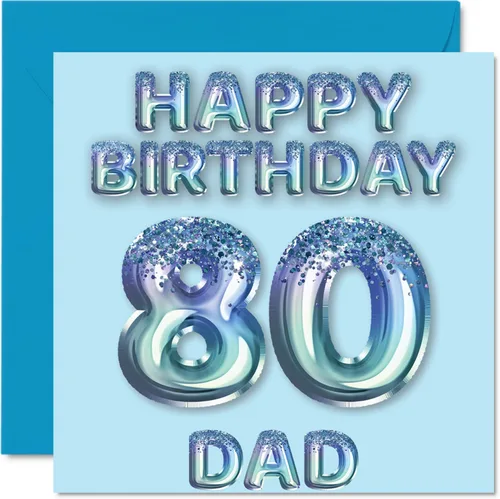 Miniatura 99 de Stuff4 Tarjeta de primer cumpleaños para niños, globo de fiesta con purpurina azul, tarjetas de feliz cumpleaños para niño de 1 año, nieto, hijo, 57