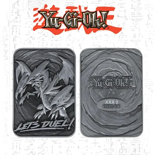 Miniatura 7 de Yu-Gi-Oh! Insignia de pin chapada en plata .999 de edición limitada Dragón blanco de ojos azules